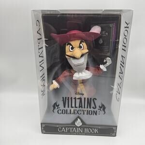 Disney Villains Captain‎ Hook Plush Figure Limited Release Just Play Boxed 12”